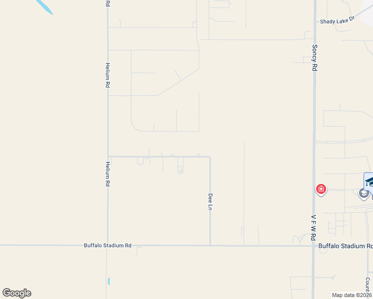 map of restaurants, bars, coffee shops, grocery stores, and more near 9600 Braden Dr in Canyon