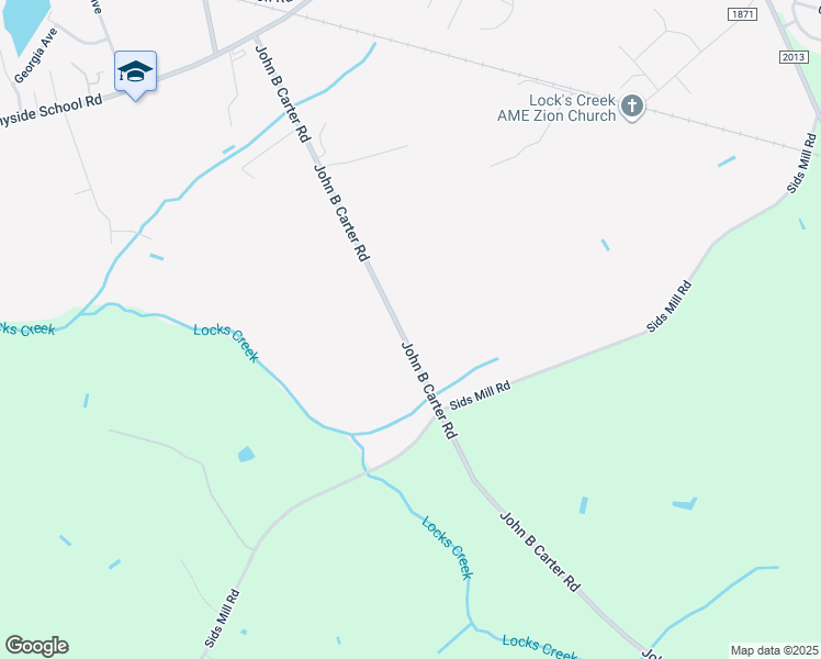 map of restaurants, bars, coffee shops, grocery stores, and more near 637 John B Carter Road in Fayetteville