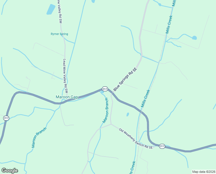 map of restaurants, bars, coffee shops, grocery stores, and more near 164 Weatherly Switch Trail Southwest in Cleveland