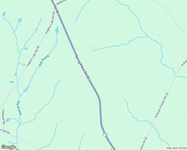 map of restaurants, bars, coffee shops, grocery stores, and more near 1271 Ladd Springs Road Southeast in Cleveland