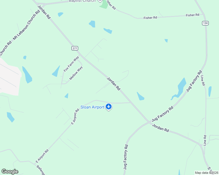 map of restaurants, bars, coffee shops, grocery stores, and more near 3948 Jordan Road in Greer