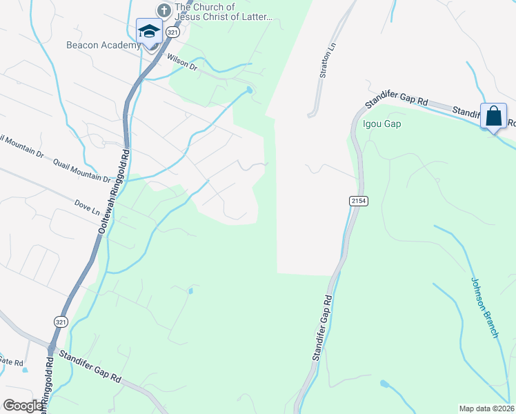 map of restaurants, bars, coffee shops, grocery stores, and more near 9733 Imperial Drive in Ooltewah