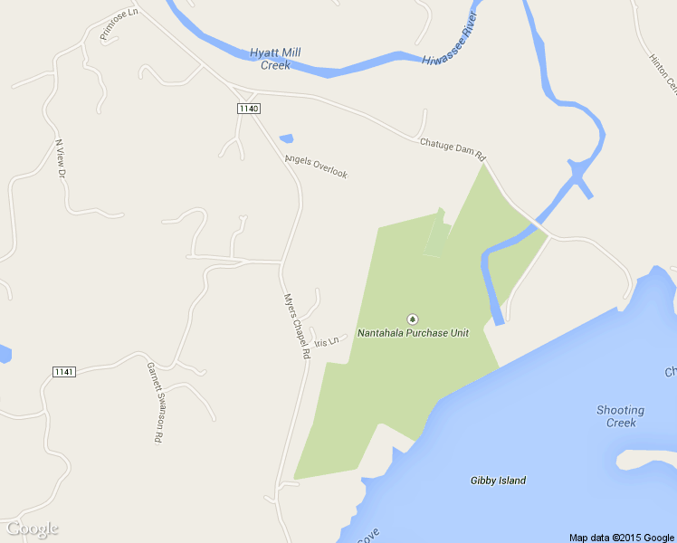 map of restaurants, bars, coffee shops, grocery stores, and more near 2571 Myers Chapel Road in Hayesville