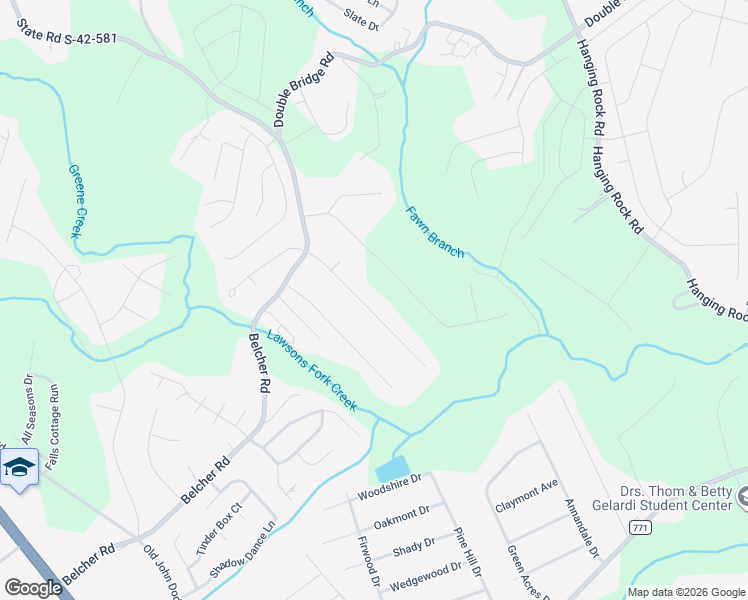 map of restaurants, bars, coffee shops, grocery stores, and more near 129 Wells Drive in Boiling Springs
