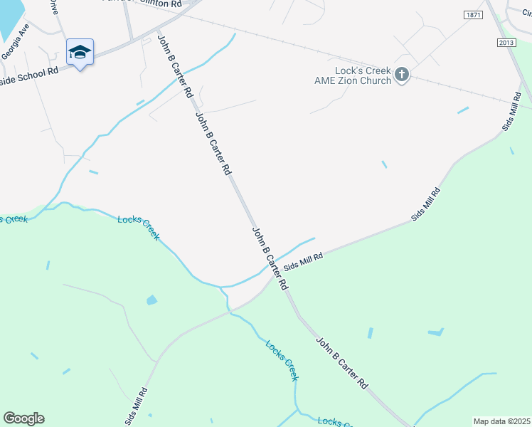 map of restaurants, bars, coffee shops, grocery stores, and more near 637 John B Carter Road in Fayetteville