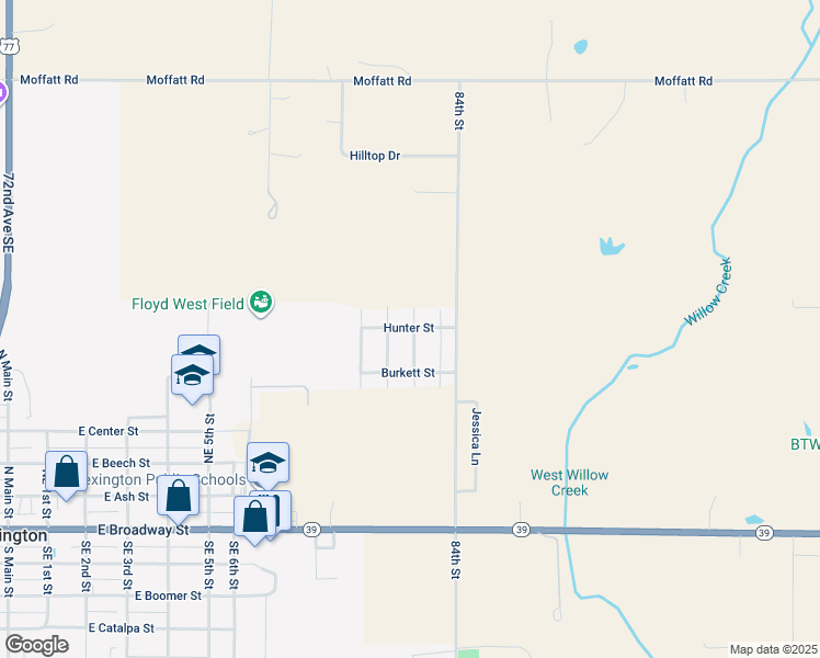 map of restaurants, bars, coffee shops, grocery stores, and more near 120-198 Owens St in Lexington