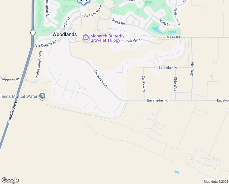 map of restaurants, bars, coffee shops, grocery stores, and more near 1065 Trail View Place in Nipomo