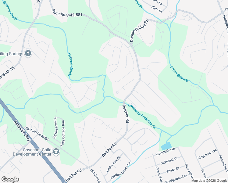 map of restaurants, bars, coffee shops, grocery stores, and more near 282 Autumn Gold Drive in Boiling Springs