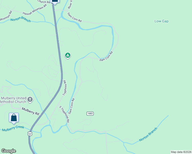 map of restaurants, bars, coffee shops, grocery stores, and more near 205 Hidden Hollow Lane in Otto
