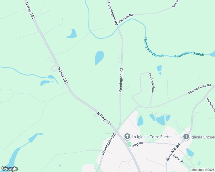 map of restaurants, bars, coffee shops, grocery stores, and more near 3823 Pennington Road in Greer