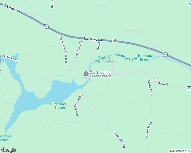 map of restaurants, bars, coffee shops, grocery stores, and more near 1 Laurel Branch Road in Hayesville