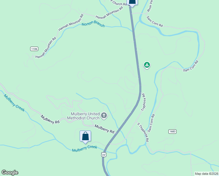 map of restaurants, bars, coffee shops, grocery stores, and more near 260 Rebel Ridge Road in Otto