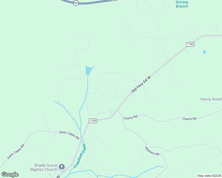 map of restaurants, bars, coffee shops, grocery stores, and more near 151 Hickory Ridge Circle in Hayesville