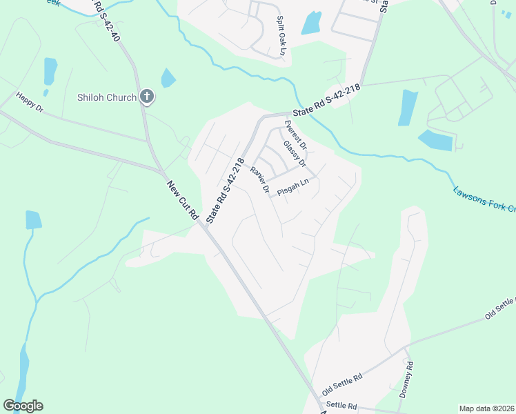 map of restaurants, bars, coffee shops, grocery stores, and more near 320 James Allgood Drive in Inman