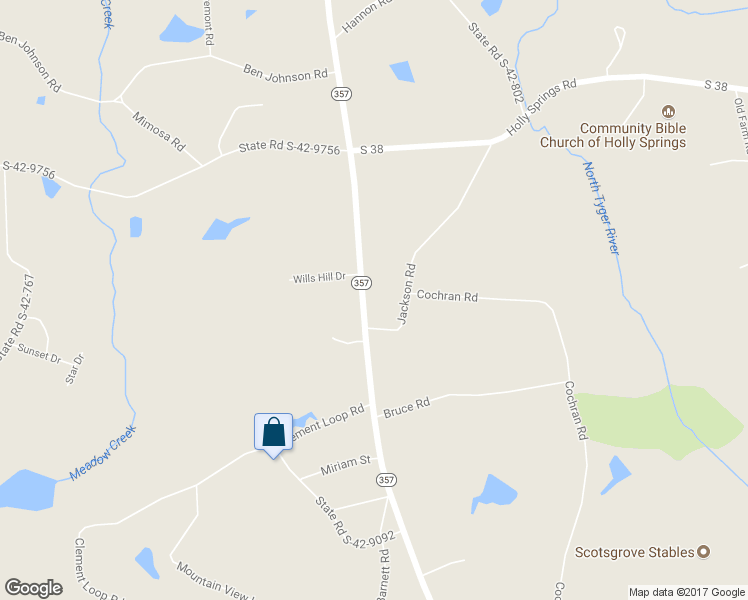 map of restaurants, bars, coffee shops, grocery stores, and more near 3242 South Carolina 357 in Lyman