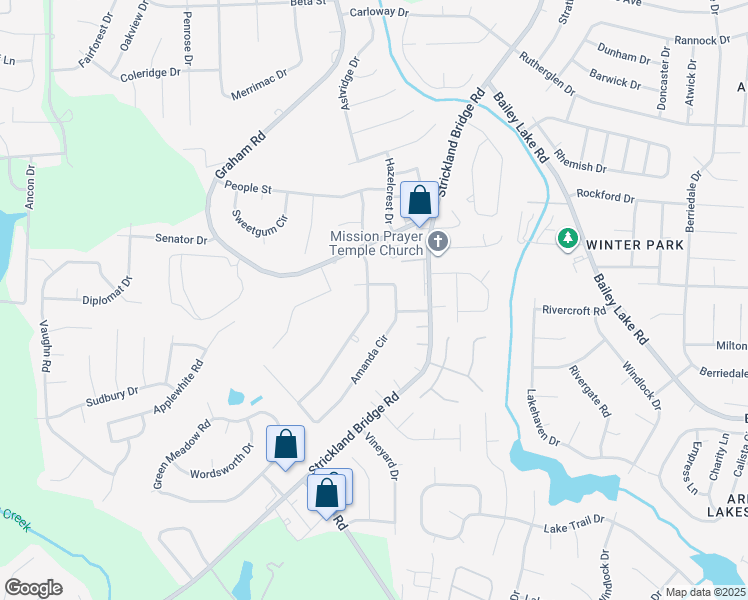 map of restaurants, bars, coffee shops, grocery stores, and more near 2203 Delta Drive in Fayetteville