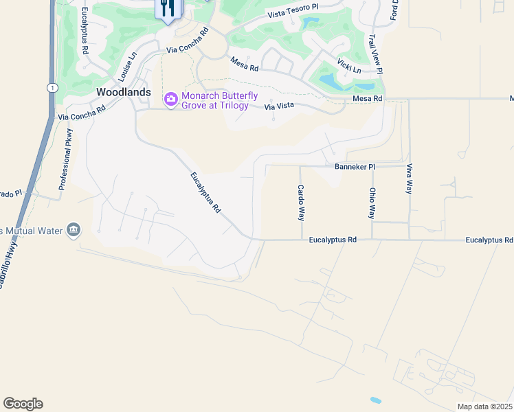 map of restaurants, bars, coffee shops, grocery stores, and more near 1065 Trail View Place in Nipomo