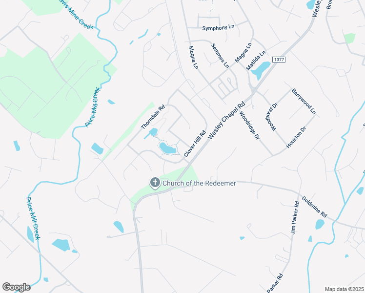 map of restaurants, bars, coffee shops, grocery stores, and more near 3003 Clover Hill Road in Indian Trail
