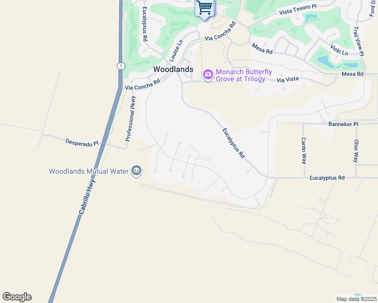 map of restaurants, bars, coffee shops, grocery stores, and more near 1330 Riley Lane in Nipomo