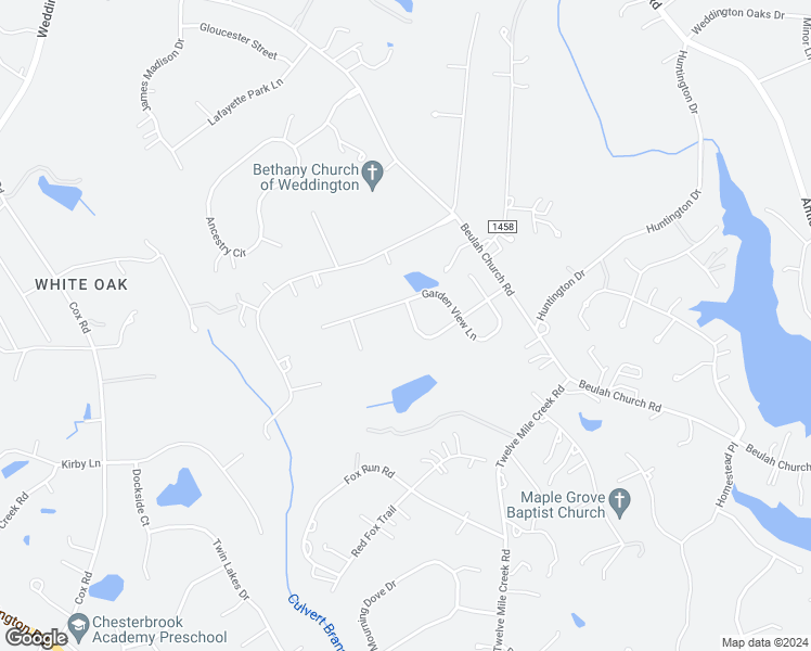 map of restaurants, bars, coffee shops, grocery stores, and more near 1229 Hadley Park Lane in Matthews