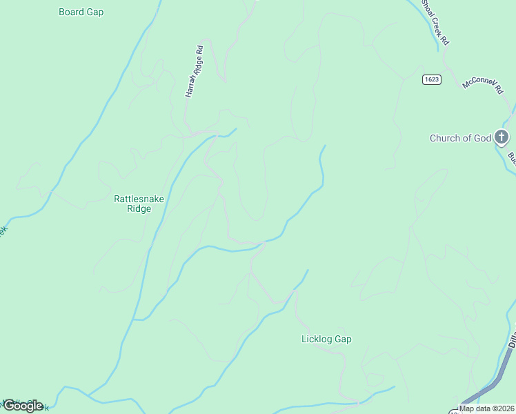 map of restaurants, bars, coffee shops, grocery stores, and more near 550 Silly Ridge Road in Scaly Mountain