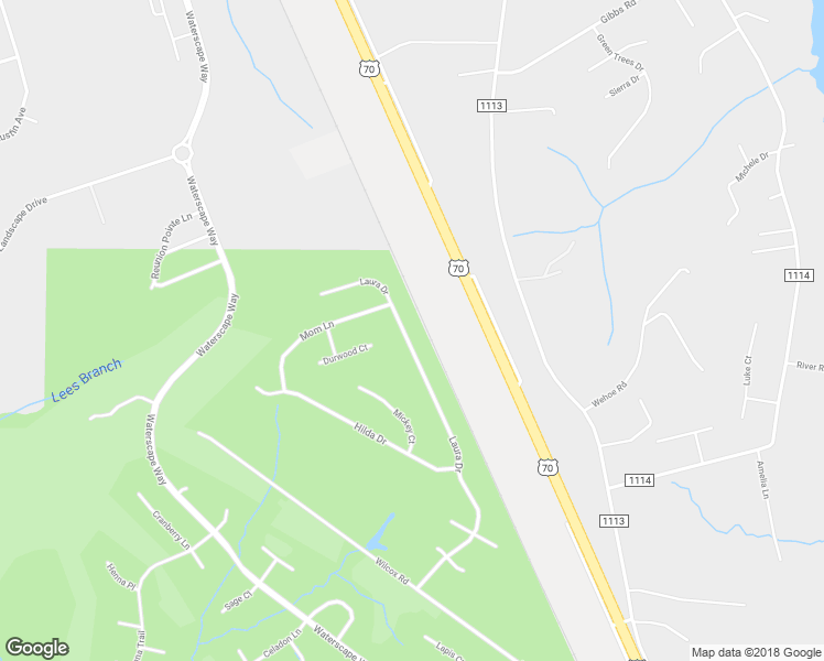 map of restaurants, bars, coffee shops, grocery stores, and more near 162 Laura Drive in New Bern