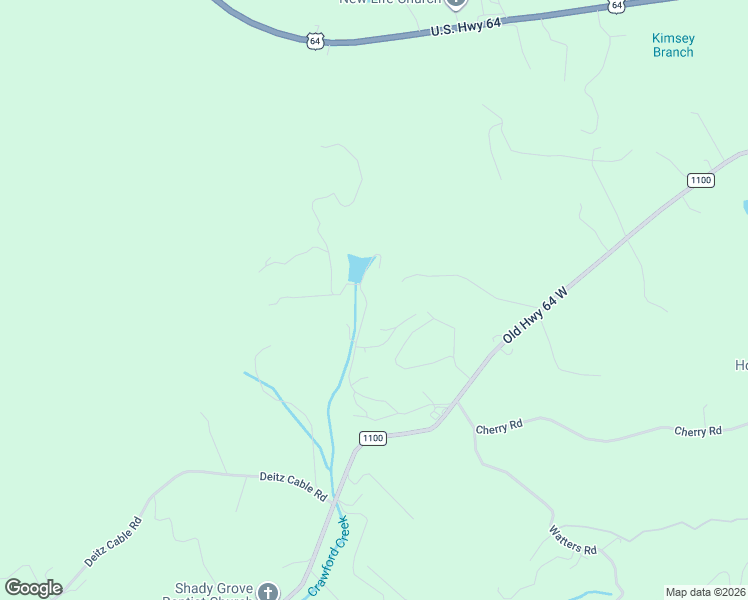 map of restaurants, bars, coffee shops, grocery stores, and more near 530 West Cherry Road in Hayesville