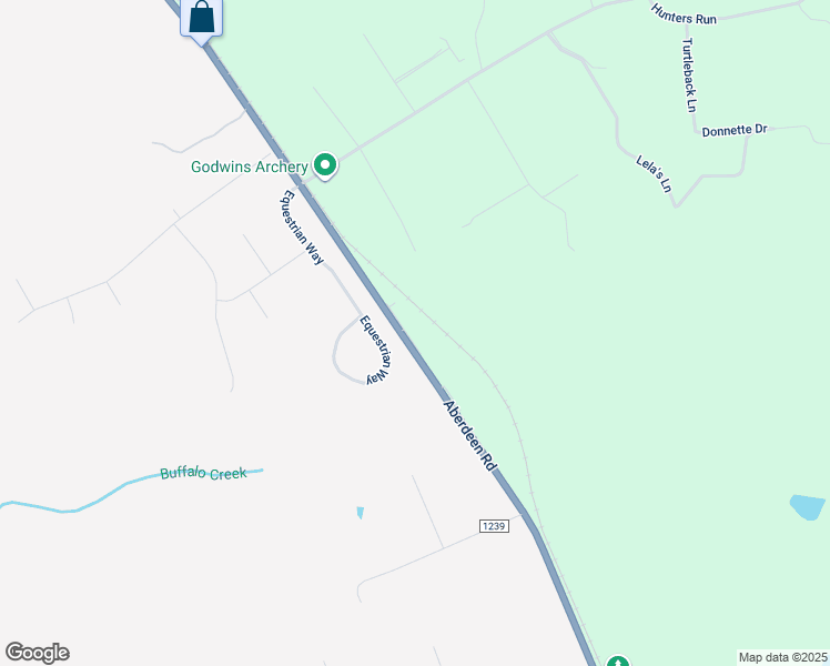 map of restaurants, bars, coffee shops, grocery stores, and more near 5128 Aberdeen Road in Raeford