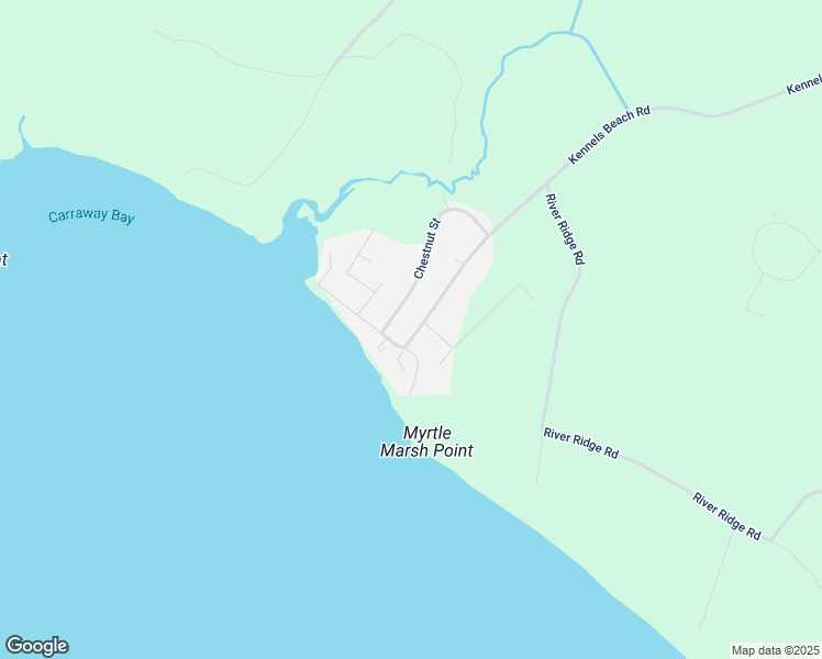 map of restaurants, bars, coffee shops, grocery stores, and more near 2038 Kennels Beach Road in Grantsboro