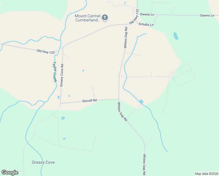 map of restaurants, bars, coffee shops, grocery stores, and more near 456 Whites Gap Road in Huntland