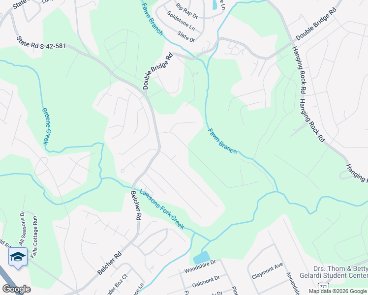 map of restaurants, bars, coffee shops, grocery stores, and more near 110 Hunter Ridge Drive in Boiling Springs