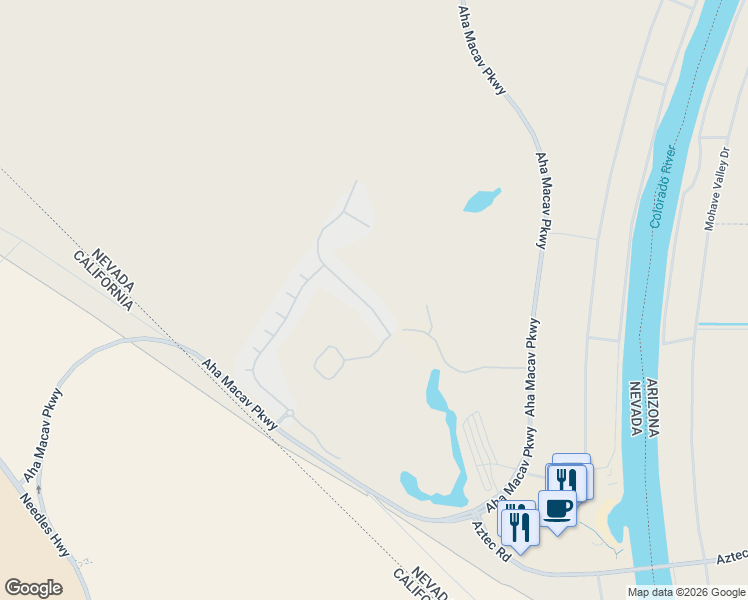 map of restaurants, bars, coffee shops, grocery stores, and more near 1223 Country Club Drive in Laughlin