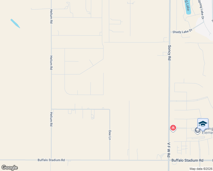 map of restaurants, bars, coffee shops, grocery stores, and more near 18401 Rhino Road in Canyon