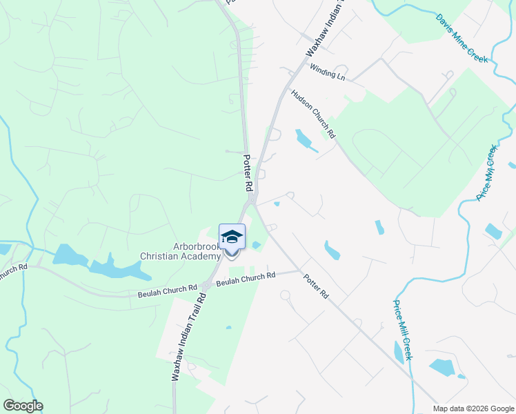 map of restaurants, bars, coffee shops, grocery stores, and more near 8711 Potter Road in Wesley Chapel