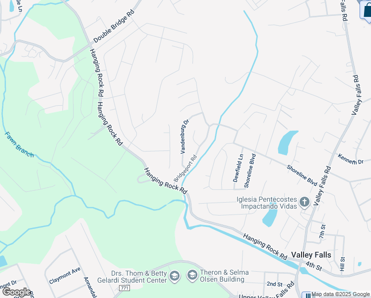 map of restaurants, bars, coffee shops, grocery stores, and more near 834 Vandenburg Drive in Boiling Springs