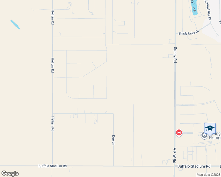 map of restaurants, bars, coffee shops, grocery stores, and more near 18401 Rhino Road in Canyon