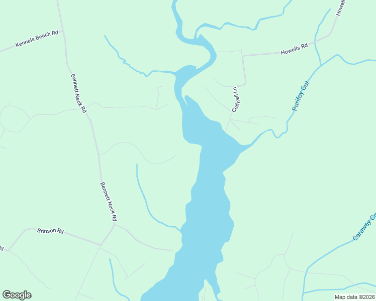 map of restaurants, bars, coffee shops, grocery stores, and more near 454 Baird Point Road in Grantsboro