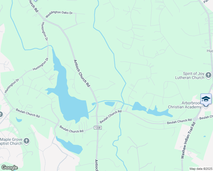 map of restaurants, bars, coffee shops, grocery stores, and more near 223 Pebble Stone Lane in Matthews