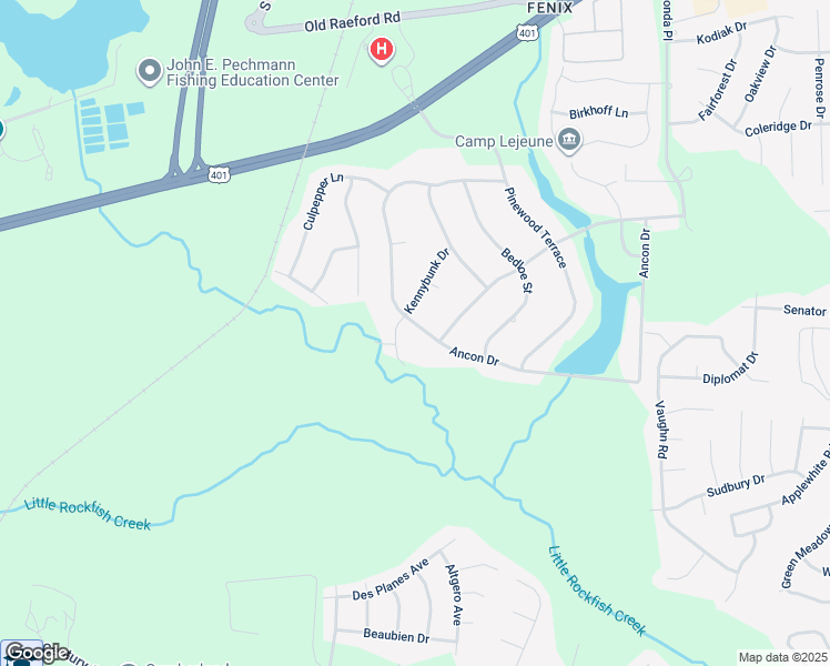 map of restaurants, bars, coffee shops, grocery stores, and more near 7904 Ancon Drive in Fayetteville