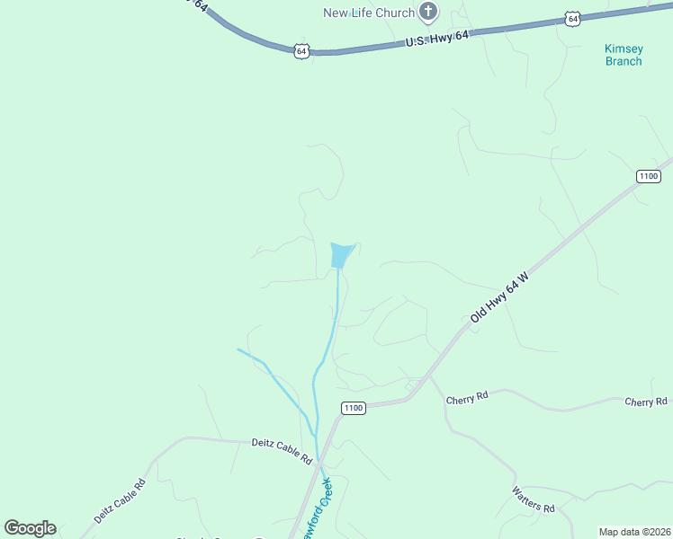 map of restaurants, bars, coffee shops, grocery stores, and more near 530 West Cherry Road in Hayesville
