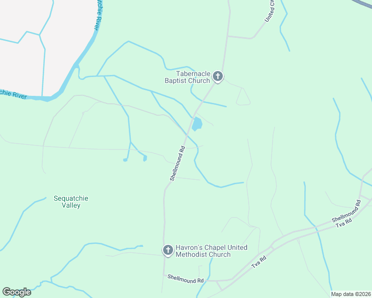 map of restaurants, bars, coffee shops, grocery stores, and more near 2703 Shellmound Rd in Jasper