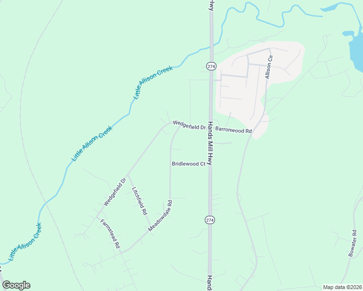 map of restaurants, bars, coffee shops, grocery stores, and more near 1750 Meadowdale Road in Rock Hill