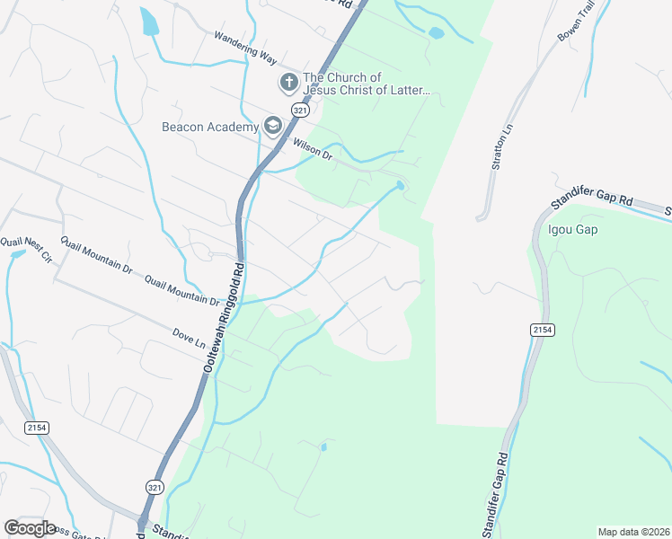 map of restaurants, bars, coffee shops, grocery stores, and more near 2808 Deerfield Road in Ooltewah