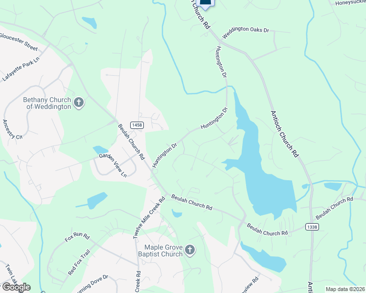 map of restaurants, bars, coffee shops, grocery stores, and more near 8336 Lake Providence Drive in Matthews