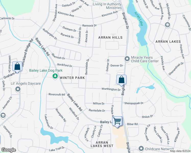 map of restaurants, bars, coffee shops, grocery stores, and more near 6309 Belle-Terre Court in Fayetteville