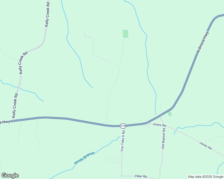 map of restaurants, bars, coffee shops, grocery stores, and more near 36 Cross Cemetery Road in Ardmore