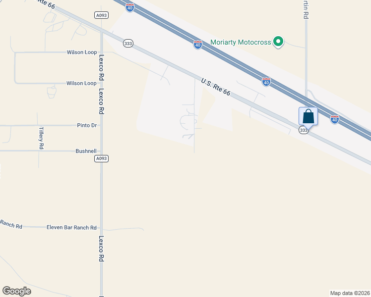 map of restaurants, bars, coffee shops, grocery stores, and more near 29A Griffin Road in Moriarty