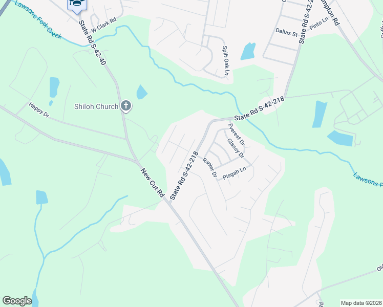map of restaurants, bars, coffee shops, grocery stores, and more near 336 East Story Bush Lane in Inman