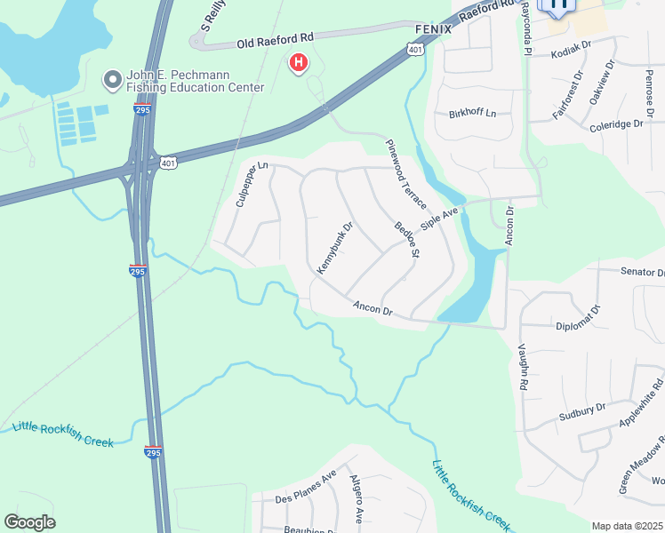 map of restaurants, bars, coffee shops, grocery stores, and more near 2008 Caldera Place in Fayetteville