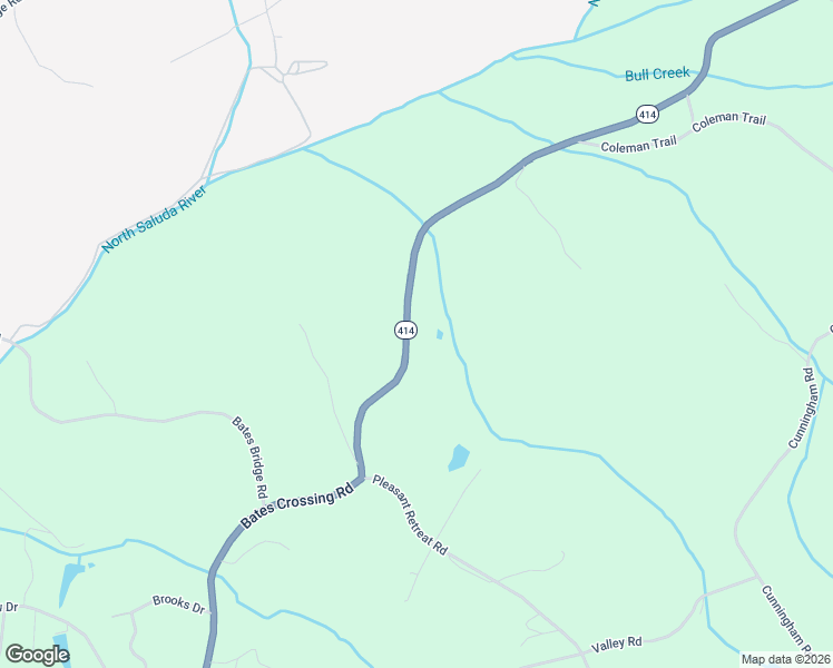 map of restaurants, bars, coffee shops, grocery stores, and more near 464 Bates Crossing Road in Travelers Rest